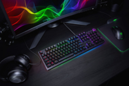 Razer Huntsman Elite Gaming Keyboard Opto-Mechanical Purple Switches DEU Layout QWERTZ