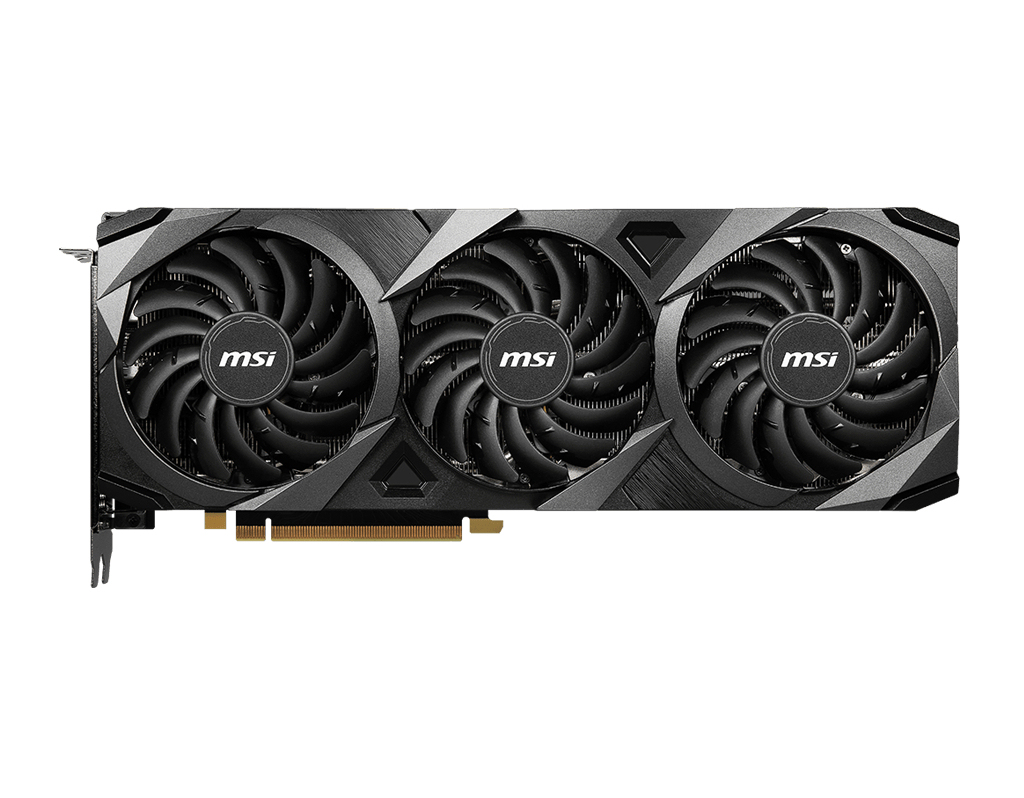 MSI VENTUS 3X 8G OC GeForce RTX 3070 Ti 8 GB GDDR6X, HDMI 2.1, 3x DisplayPort 1.4a, 3x Lüfter, 290 W, 2x 8‑Pin, PCIe 4.0