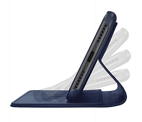 logitech HINGE Handy-Schutzhülle 11,9 cm (4.7 Zoll) Flip case Blau
