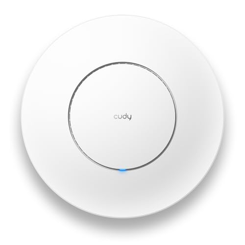 Cudy AP3000 AX3000 Wi‑Fi 6 Access Point, 2,5 Gbit/s RJ45, PoE 802.3at & DC 12V, Mesh-Unterstützung, MU-MIMO, bis 3000 Mbit/s