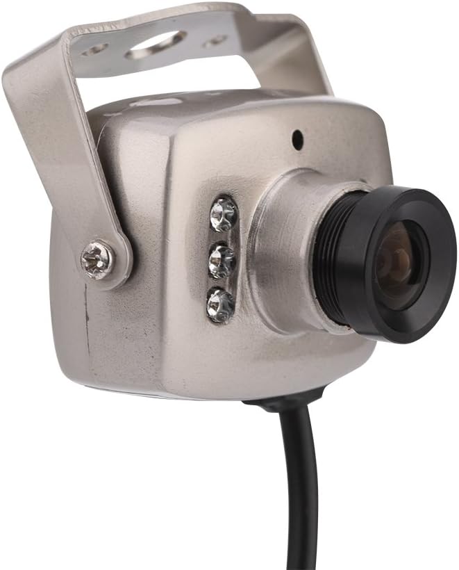 VBESTLIFE Überwachungskamera, 6 LED verdrahtete CMOS CCTV Überwachungskamera Nachtsicht Digital Videokamera PAL/NTSC System Innensicherheits Überwachungs Kamerarecorder für