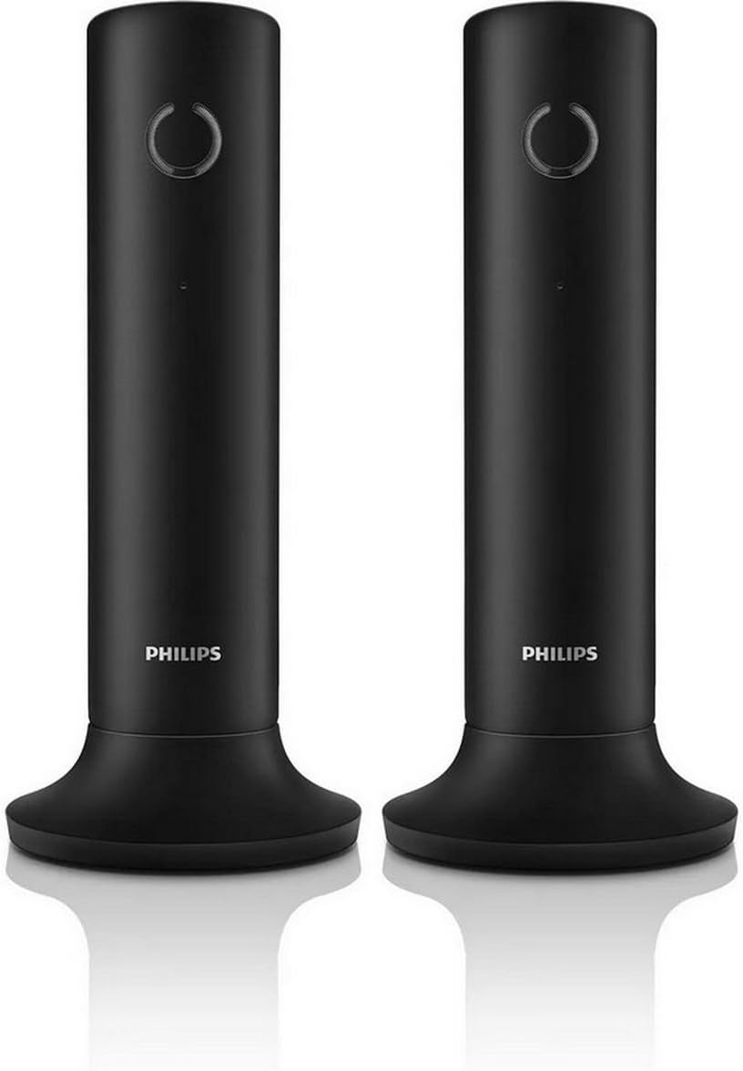 Philips 4000 Series Wireless landline Telephone M4502B/34 Black 1.6'' Design, bunt