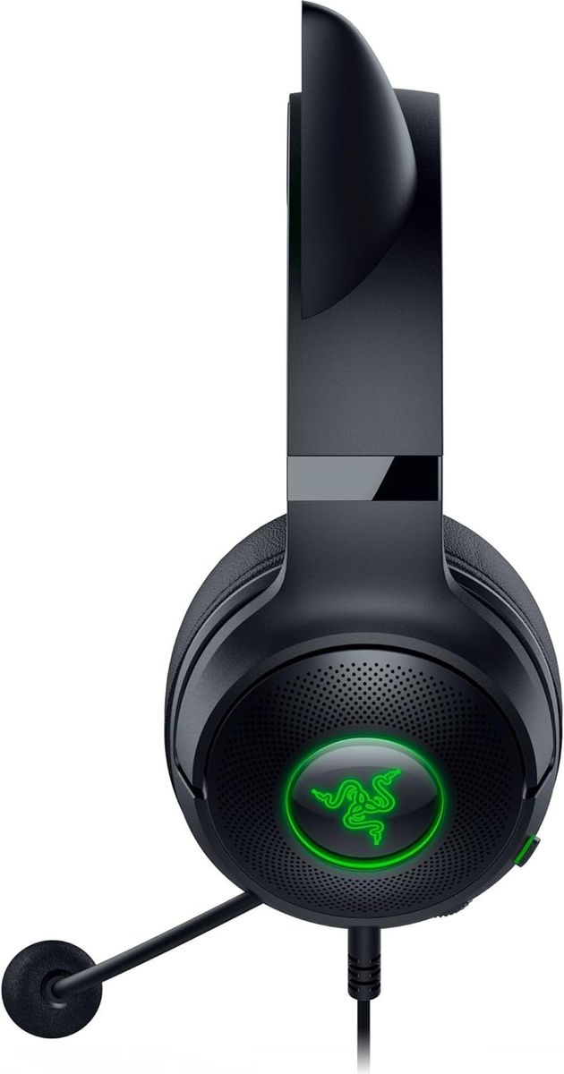 Razer Kraken Kitty V2 Gaming Headset USB Virtual 7.1 Surround-Sound for PC Black