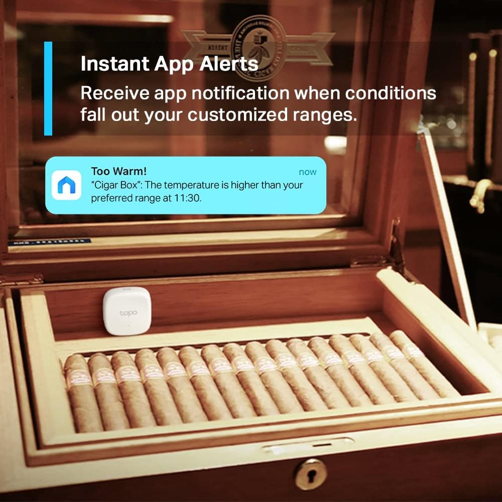 TP-Link Tapo Intelligenter Temperatur- und Luftfeuchtigkeitssensor