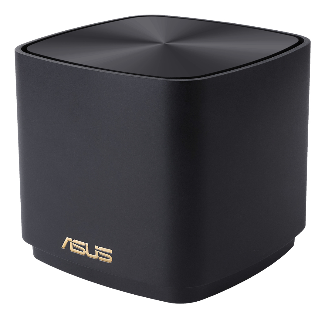 ASUS ZenWiFi XD4 Plus (2er-Pack) AX1800 Mesh-Router Dual-Band Wi‑Fi 6 (802.11ax), Ethernet-WAN, AiProtection, Schwarz, interne Antennen