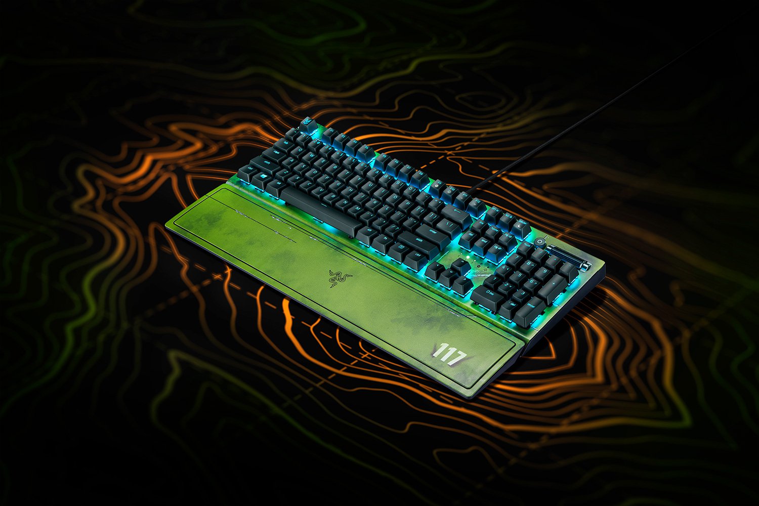 Razer BlackWidow V3 Halo Infinte Gaming Keyboard Green Switches RGB UK Layout QWERTY