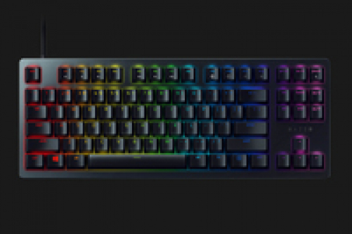 Razer Huntsman TE Gaming Keyboard Optical Red Switches TKL RGB USA Layout QWERTY