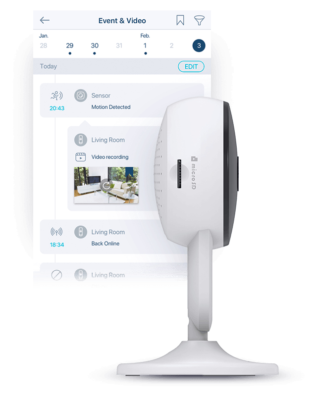 D-Link DCS-8300LHV2 Sicherheitskamera IP-Sicherheitskamera Indoor 1920 x 1080 Pixel Tisch/Bank