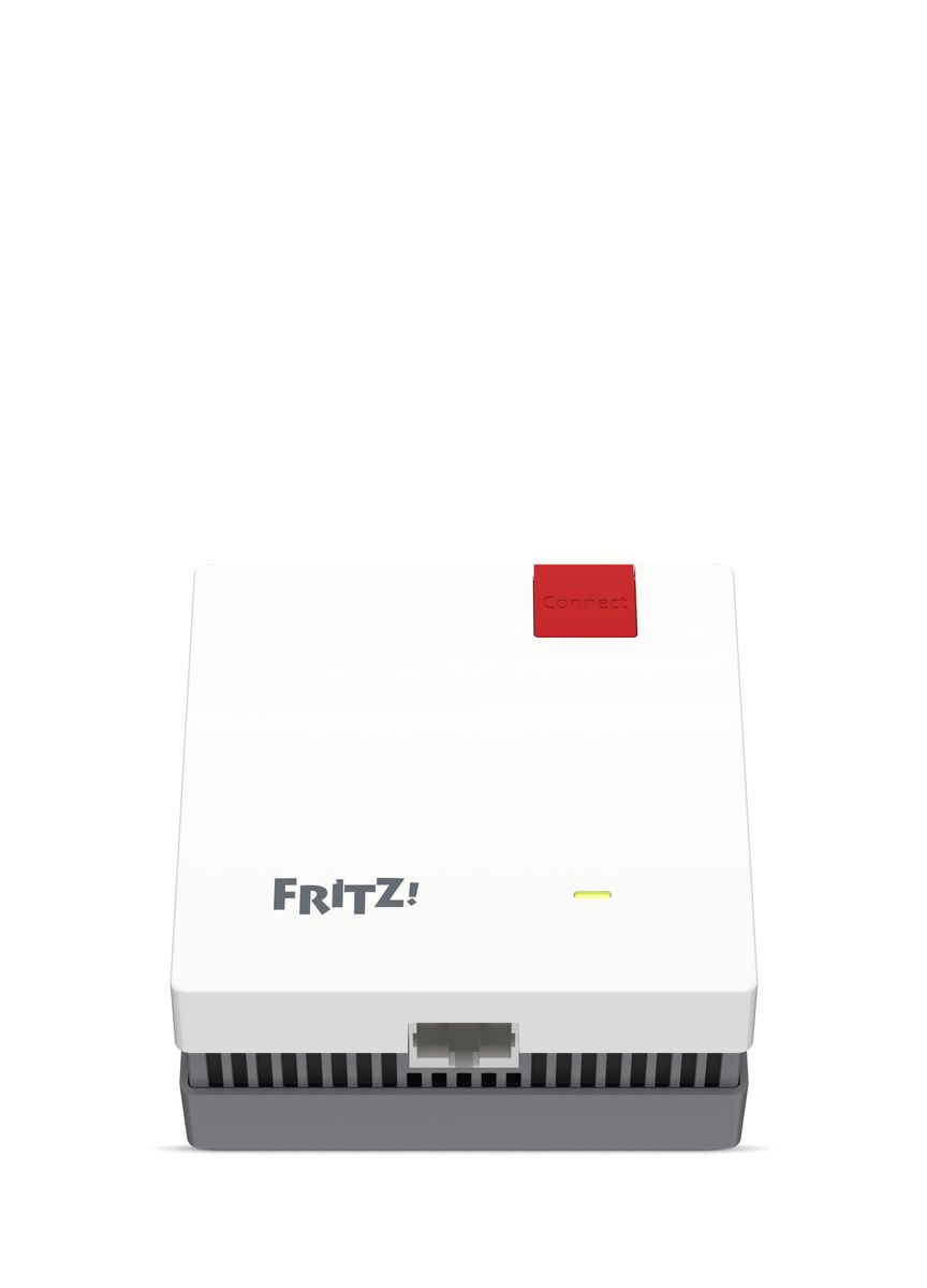 AVM FRITZ!Repeater 1200 AX International Wi-Fi 6 Mesh Repeater bis zu 2.400 MBit/s 5 GHz & bis zu 600 MBit/s 2,4 GHz WLAN-Access Point WPS internationale Single