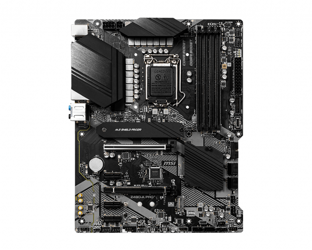 MSI Z490-A PRO Motherboard Intel Z490 LGA 1200 ATX