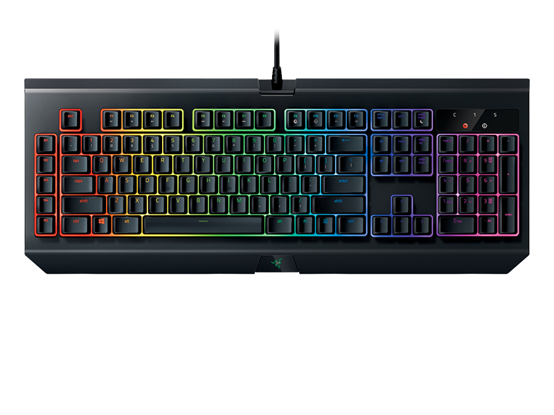 Razer BlackWidow Chroma V2 Gaming Keyboard Green Switches RGB FRA Layout AZERTY