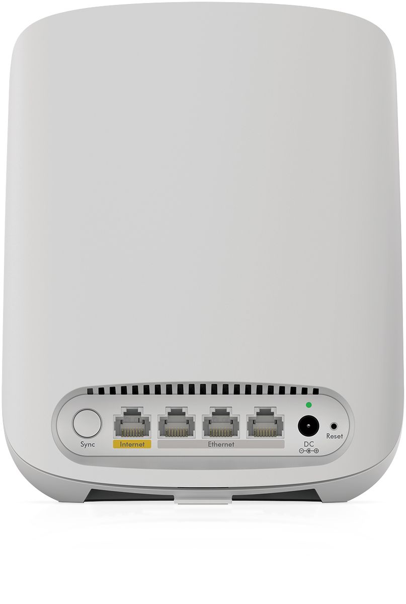 NETGEAR  Orbi RBK352 WiFi 6 Mesh WLAN System (1.8 GBit/s Speed, WiFi 6 Router + Satellit, AX1800 für bis zu 200 m² WLAN-Abdeckung, Smart Roaming für mehrere Stockwerke) 2er Set (RBK352)