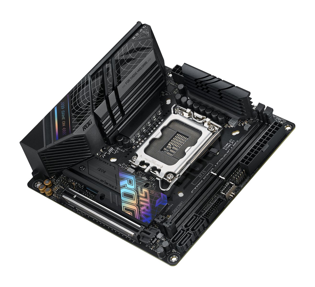 ASUS ROG Strix B760-I Gaming WiFi Mini-ITX Mainboard, Intel B760, LGA 1700, DDR5, WiFi 6E, 2.5G Ethernet, PCIe 5.0, 64 GB