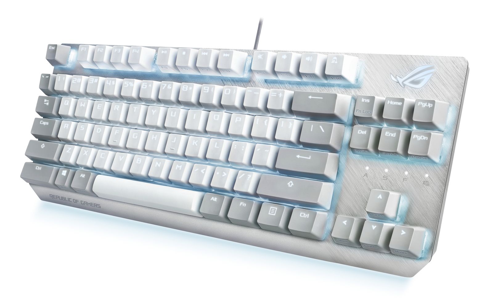 ASUS ROG Strix Scope NX TKL Moonlight White Tastatur Gaming USB Weiu00df - (ITA Layout - QWERTY)