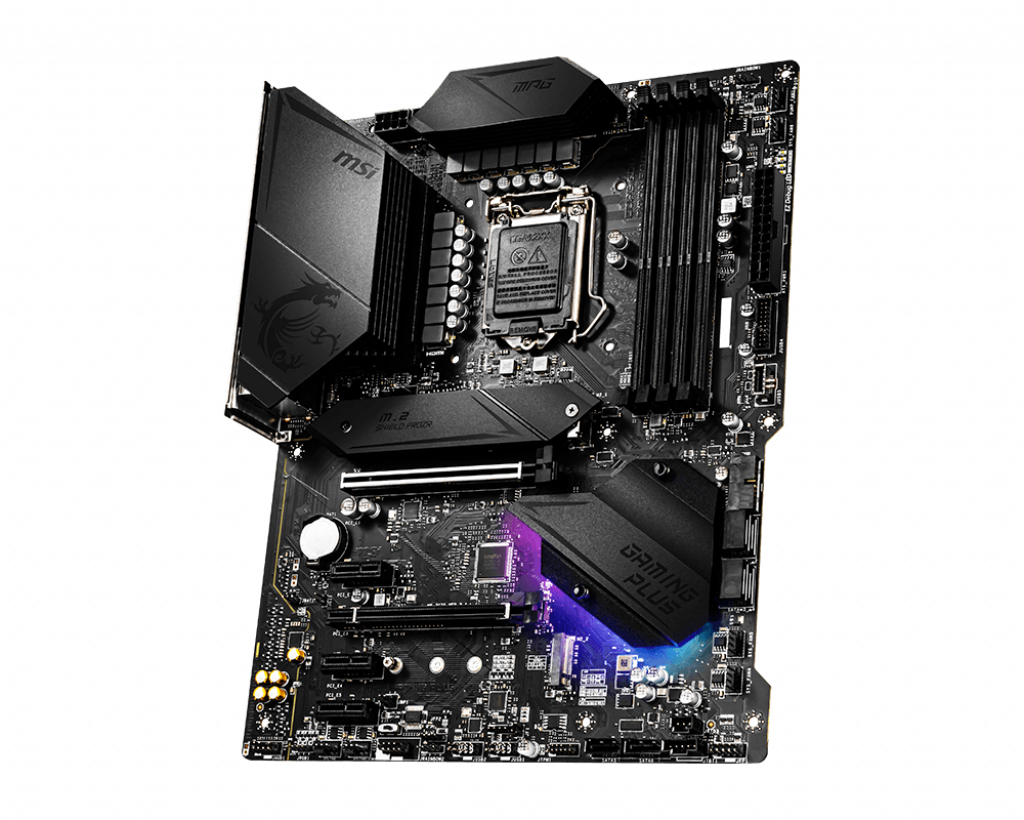 MSI MPG Z490 GAMING PLUS Motherboard Intel Z490 LGA 1200 ATX