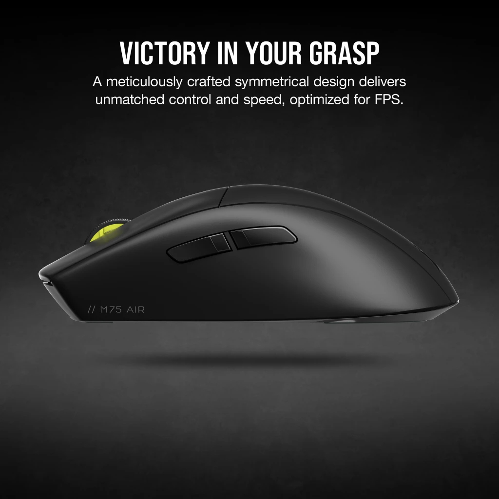Corsair M75 Maus Gaming Beidhändig Bluetooth Optisch 26000 DPI