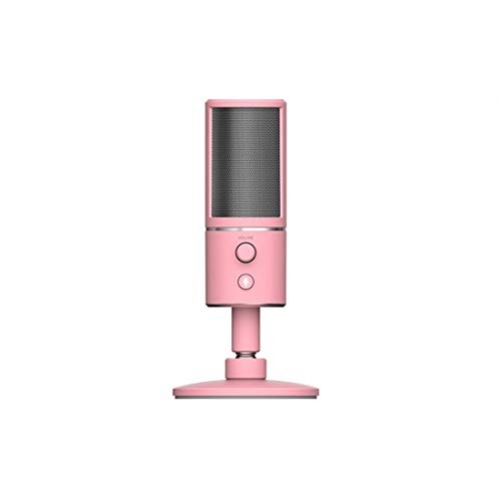 RAZER Seiren X Desktop Studio Mikrofon für Broadcasting & Streaming pink