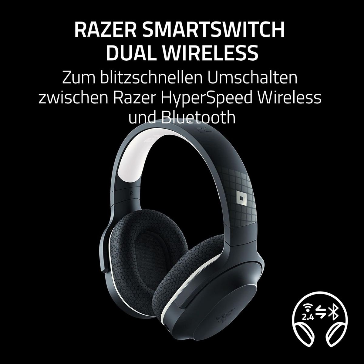 Razer Barracuda X Roblox Ed. Gaming & Mobile Headset Dual Wireless + 3.5mm Virtual 7.1 Surround-Sound Multi-Plattform