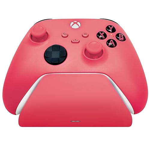 Razer Universelle Schnellladestation für Xbox-Controller, Schnellladegerät, Magnetkontakt-System, USB-Aufladung, Deep Pink