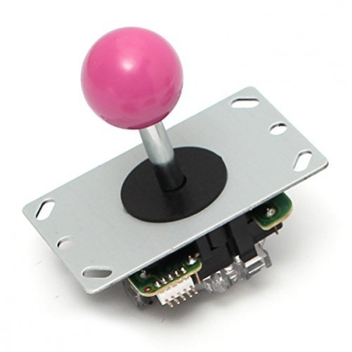 Meco Joystick-Satz, 5 Stück, ohne Verzögerung, Leiterplatte + USB 2.0, Griff Encoder Controller Arcade Joystick PC DIY Game Handle Gamepad, kompatibel mit Mame & Kampfstock