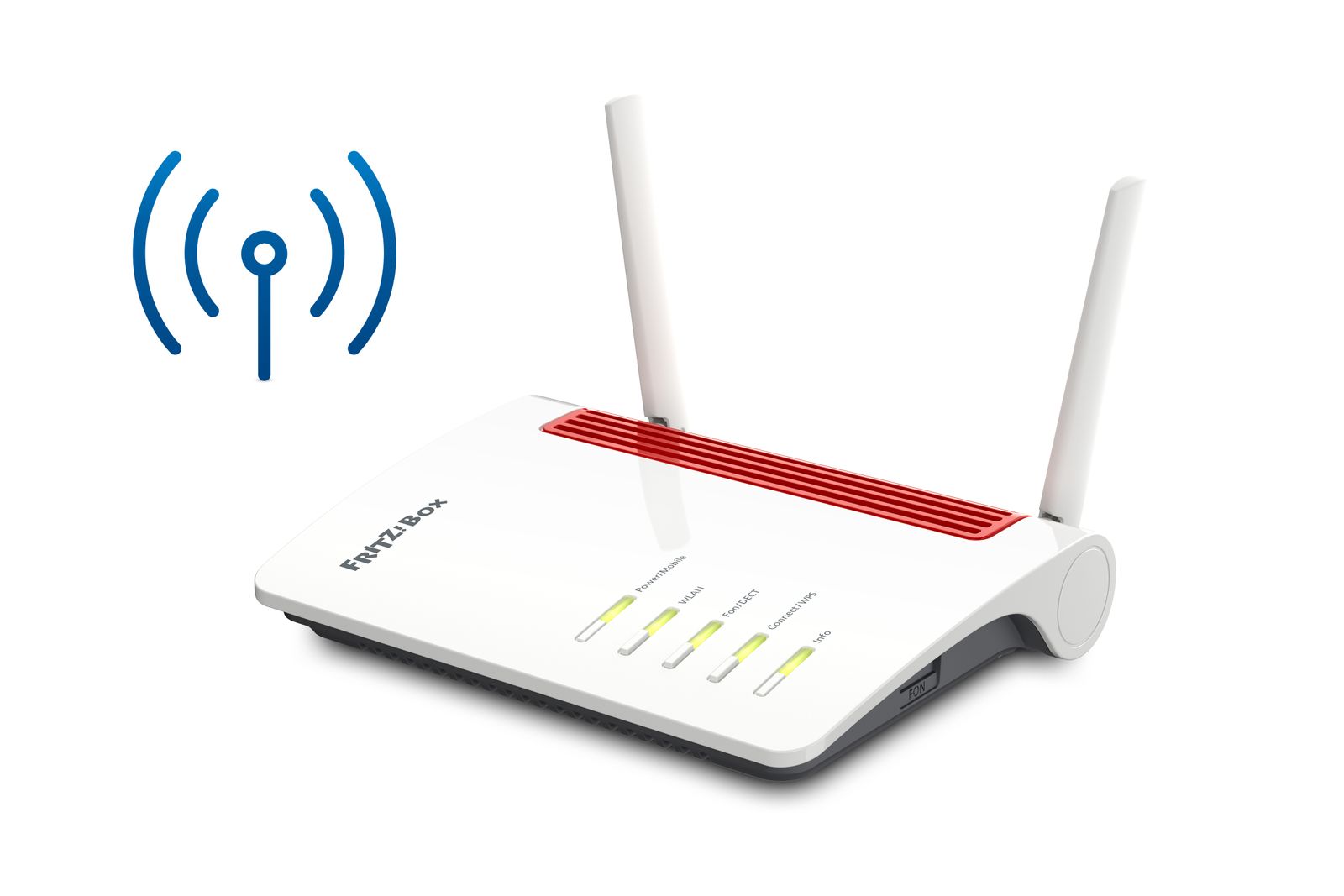 FRITZ!Box 6850 LTE WLAN-Router Gigabit Ethernet Dual-Band 4G Rot