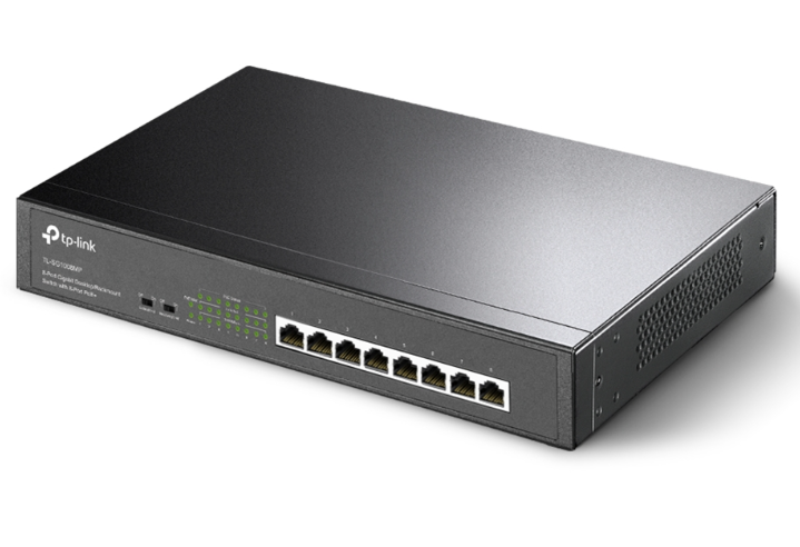 TP-Link 8-Port Gigabit Desktop/Rackmount Switch mit 8-Port PoE+ V4