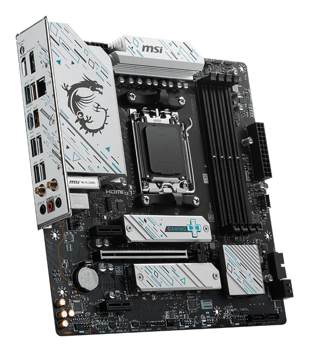 MSI B650M GAMING PLUS WIFI Motherboard AMD B650 Sockel AM5 micro ATX