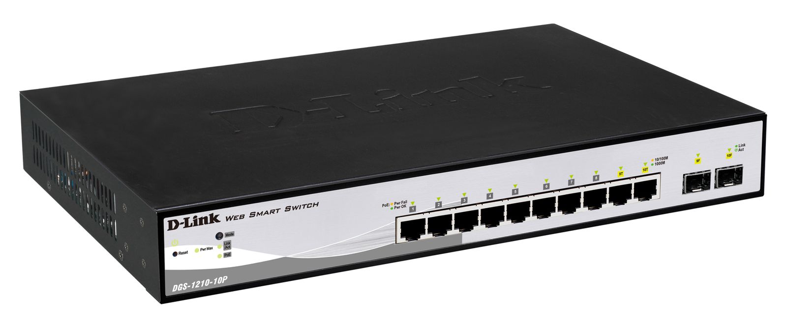 D-Link DGS-1210-10P Netzwerk-Switch gemanaged 1U PoE