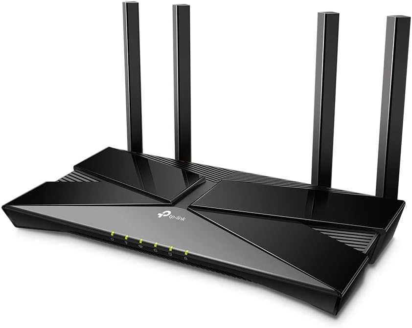 TP-Link Archer AX58 Wi-Fi 6 WLAN Router, Dualband AX3000, 5 Gigabit-Ports, WPA3, Kindersicherung, Gast-Netzwerk, Keine DSL-Funktion AX3000 Router ohne USB-Port