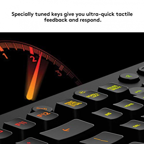 logitech G213 Tastatur USB Schwarz (GBR Layout - QWERTY)
