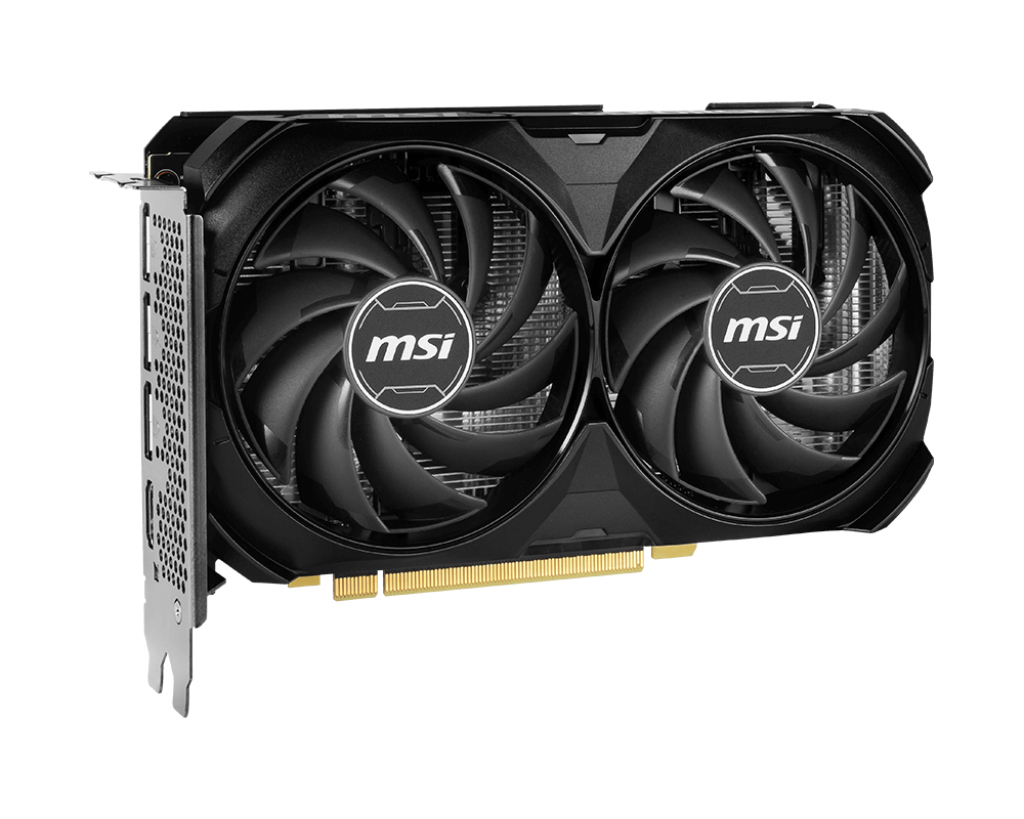 MSI V517-005R GeForce RTX 4060 Ti VENTUS 2X BLACK 16G OC, 16 GB GDDR6, PCIe 4.0, HDMI 2.1a, DisplayPort 1.4a, 165 W, 1x 8-pin