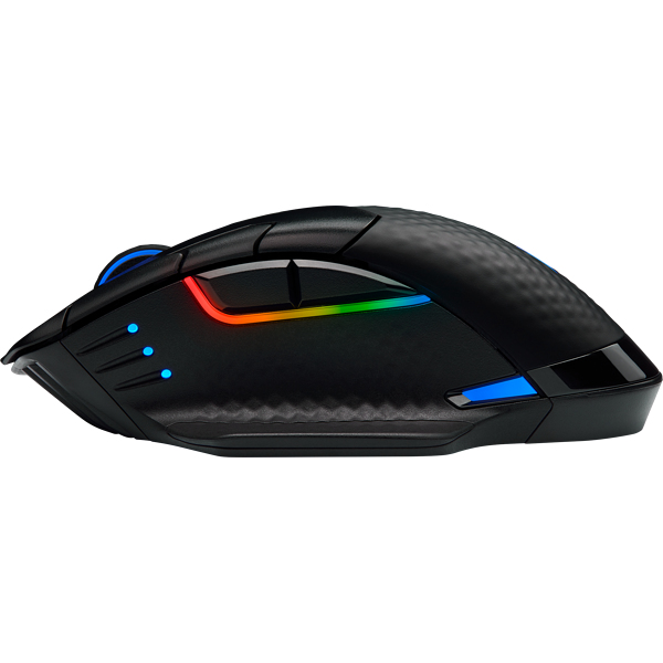 Corsair DARK CORE RGB SE Maus Gaming rechts RF Wireless + Bluetooth + USB Type-A Optisch 18000 DPI Corsair DARK CORE RGB SE Maus Gaming rechts RF Wireless + Bluetooth + USB Type-A Optisch 18000 DPI