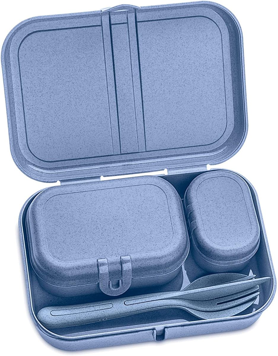 koziol PASCAL READY lunch box set thermoplastic Blue 3 piece(s)