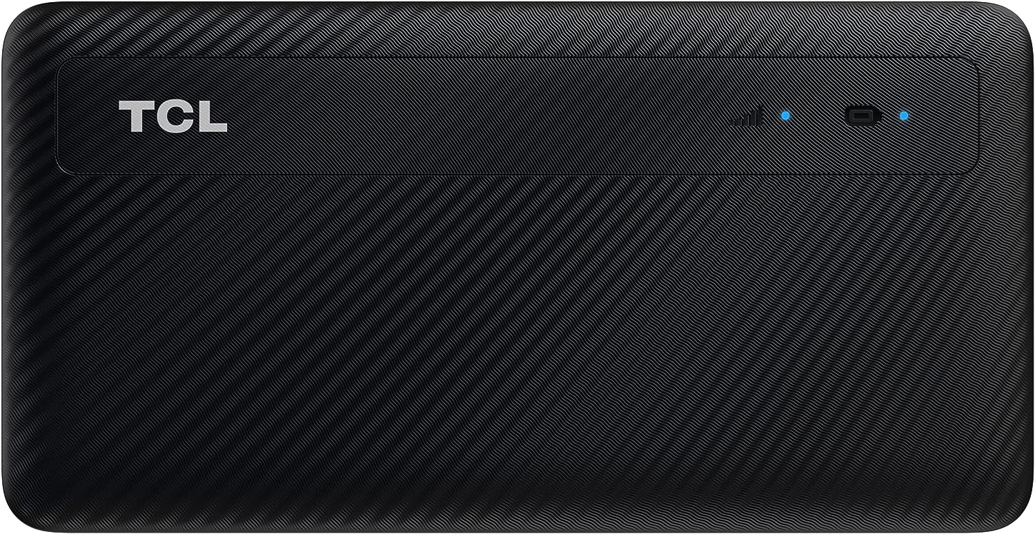 TCL Linkzone – MW42V Modem Mobile 4G, LTE (CAT.4), WiFi, Hotspot für bis zu 15 Benutzer, leicht und tragbar mit Management-App, Schwarz