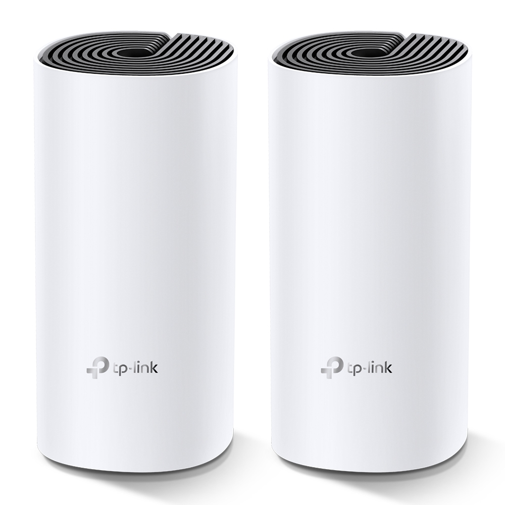TP-Link Deco M4 Mesh Wi-Fi System AC1200 Dual Band WLAN Router & Repeater up to 260m² White 2er Pack v4.0