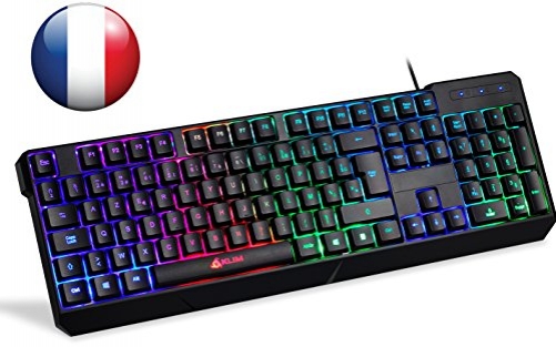 KLIM Chroma Gaming Tastatur Wired USB High Performance FR-Layout