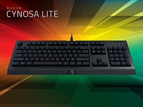 Razer Cynosa Lite Gaming Keyboard Membrane Switches TKL Chroma RGB ESP Layout - QWERTY