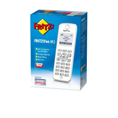 Avm FRITZ!Fon M2 DECT-Komforttelefon für FRITZ!Box Monochromes Display HD-Telefonie