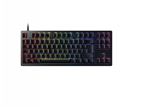 Razer Huntsman TE Gaming Keyboard Optical Red Switches TKL RGB USA Layout QWERTY