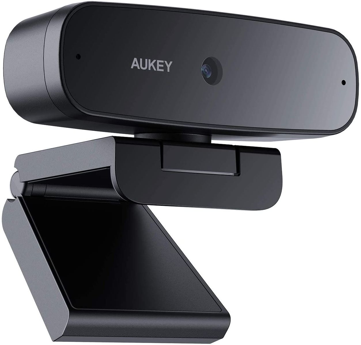 AUKEY Webcam 1080p Autofocus Streaming Webcam With Dual Stereo Microphones With Flexible Rotatable Wide-Angle Full HD