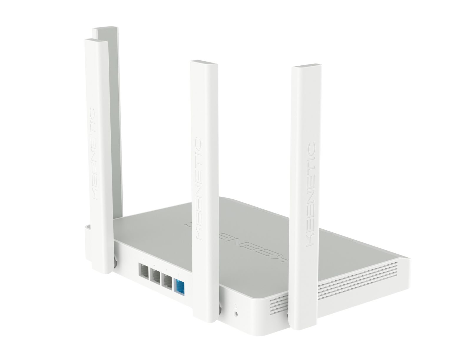 Keenetic Hopper AX1800 Mesh-WLAN-6 Router, Dual-Band Wi‑Fi 6 (802.11ax) 1800 Mbit/s, 4x Gigabit LAN, USB 3.0, Ethernet-WAN, Weiß