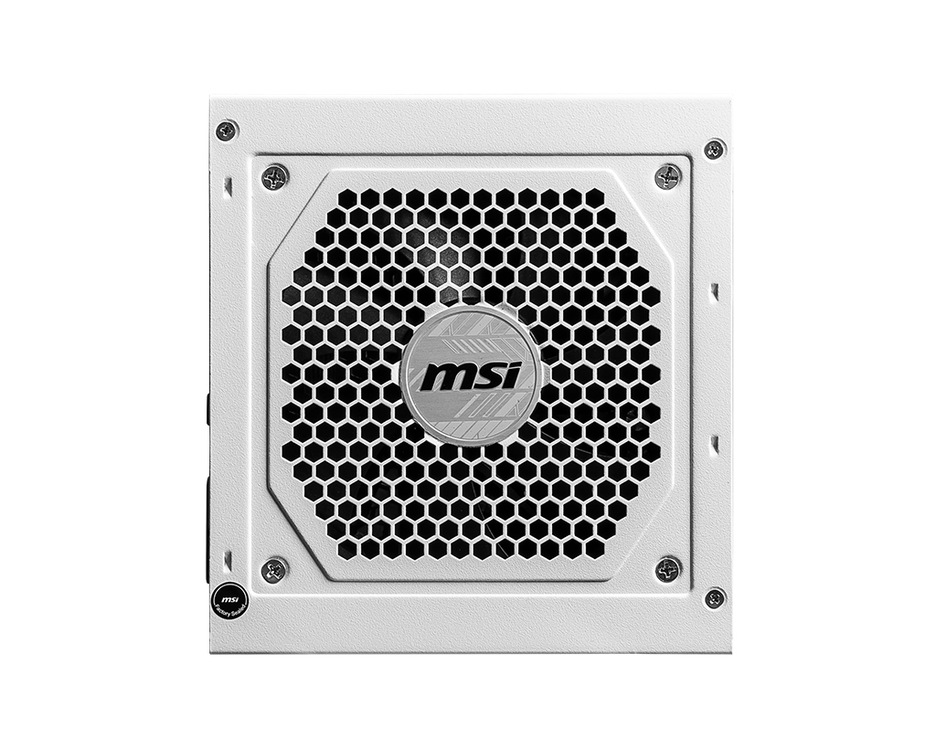 MSI MAG A850GL PCIE5 WHITE Netzteil 850 W Vollständig modular 80 PLUS Gold ATX 12 cm Lüfter Weiß EU Plug-Type F