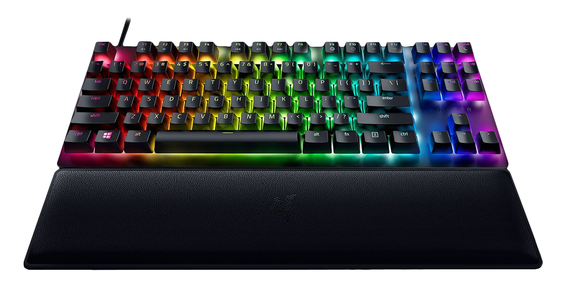 Razer Huntsman V2 TKL Gaming Keyboard Optical Red Switches Chroma RGB DEU Layout QWERTZ