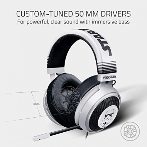 RAZER Kraken Stormtrooper Edition Multi-Plattform 3.5mm Wired Gaming Headset