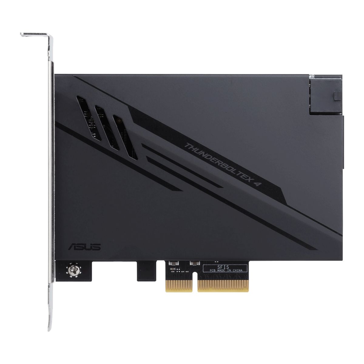 ASUS ThunderboltEX 4 PCIe Erweiterungskarte (90MC09P0-M0EAY0), Thunderbolt 4 Intel JHL8540, Mini DisplayPort, 40 Gbit/s, USB 3.2 Gen 2, Schwarz