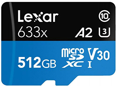 Lexar High-Performance 633x 512GB microSDXC UHS-I Karte