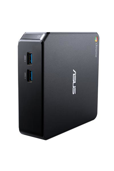ASUS CHROMEBOX3-N7049U Mini-PC Schwarz, Intel Core i7-8550U, 4 GB RAM, 16 GB eMMC, ChromeOS