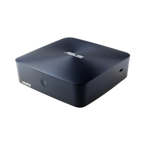 ASUS VivoMini UN45H-DM042Z Mini-PC, Intel Celeron N3150, 2 GB DDR3L, 32 GB SSD, Windows 10, Blau, HDMI, Gigabit LAN, Wi‑Fi 5, Bluetooth 4.0, 45 W