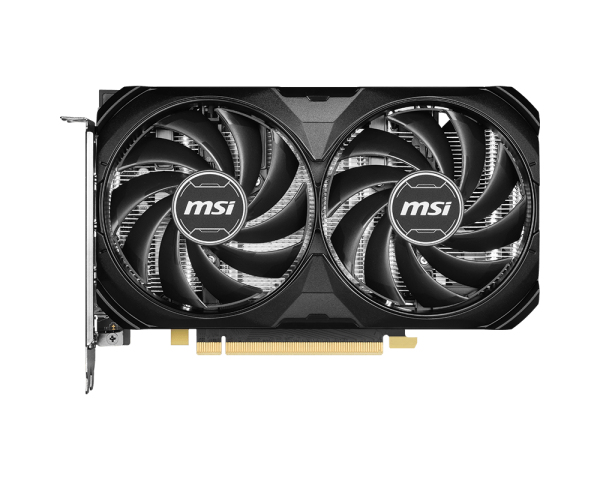 MSI GeForce RTX 4060 Ti VENTUS 2X BLACK E1 OC 8 GB GDDR6, HDMI 2.1a, 3x DisplayPort 1.4a, 165 W, 1x 8-Pin