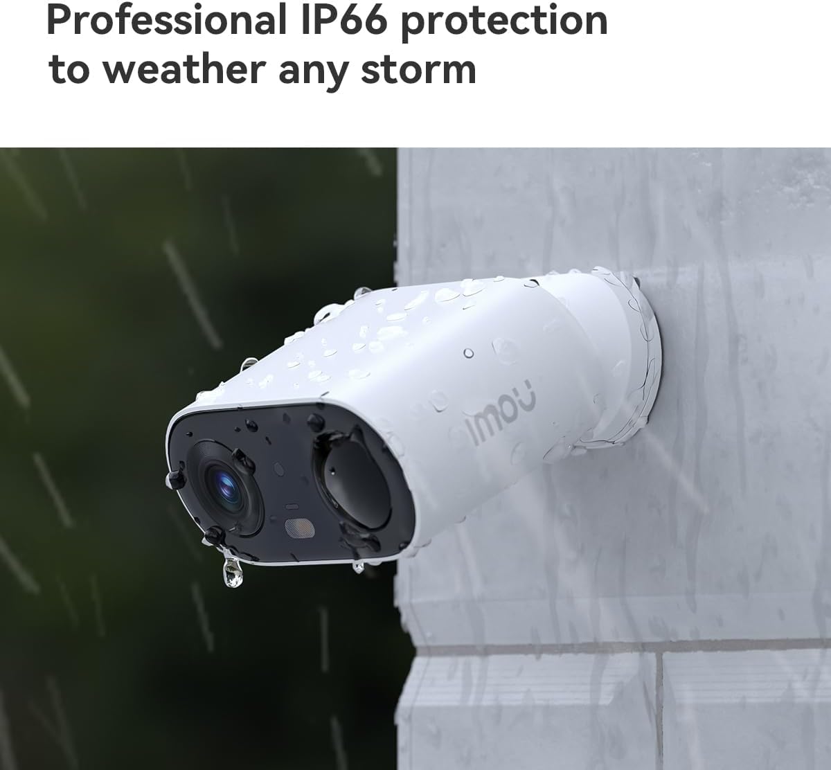 Imou Cell Go Full Colour Akku-Überwachungskamera für Außen & Innen, 3MP QHD, Full-Color Nachtsicht, IP65, 5000mAh Wiederaufladbar, PIR & Sirene, MicroSD